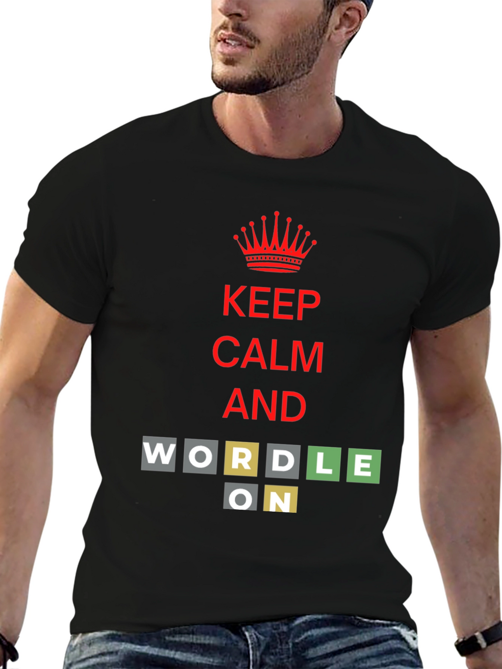 Keep Calm and Wordle On T-Shirt