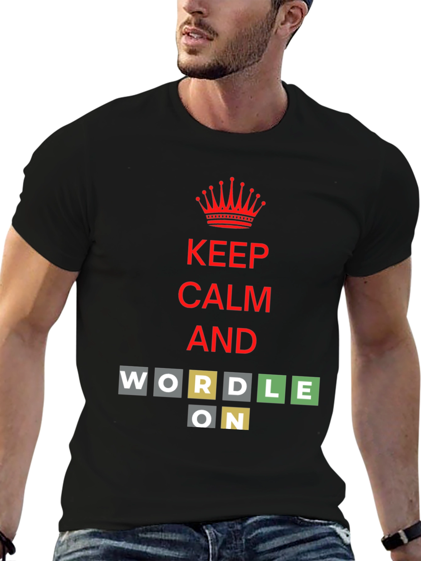 Keep Calm and Wordle On T-Shirt