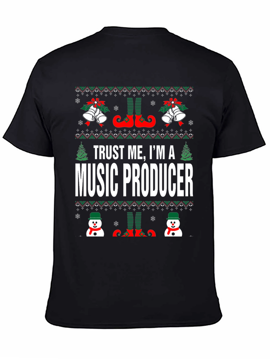Music Producer Ugly Christmas T-Shirt