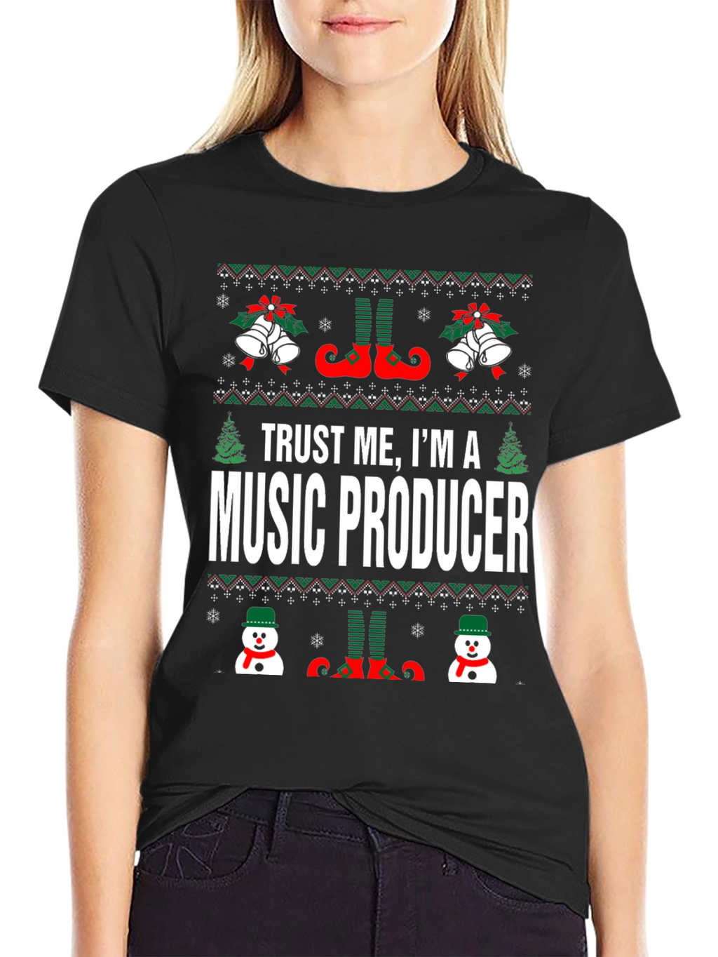 Music Producer Ugly Christmas T-Shirt