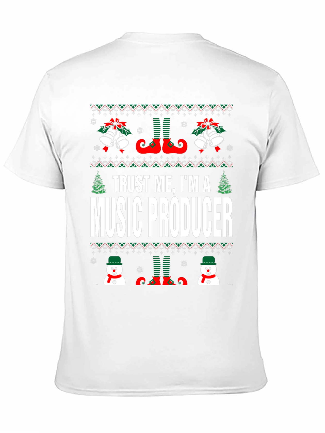 Music Producer Ugly Christmas T-Shirt