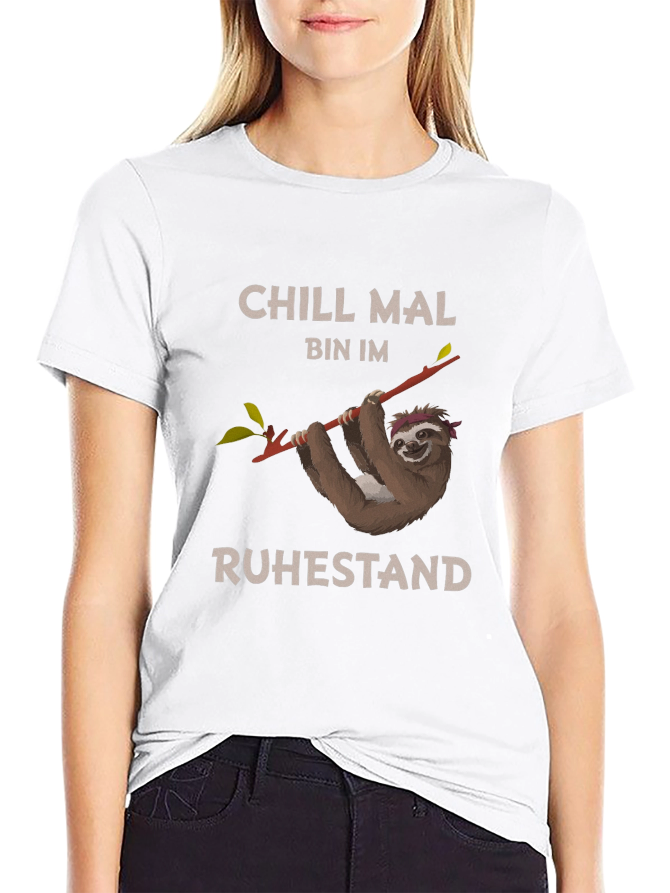 Chill Mal Bin Im Ruhestand Sloth T-Shirt