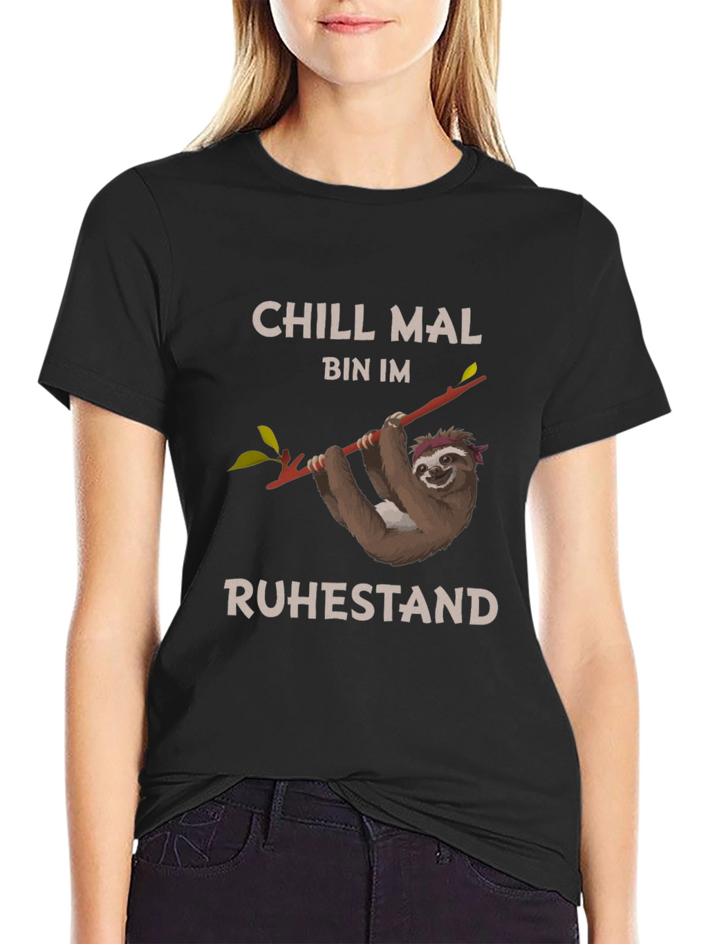 Chill Mal Bin Im Ruhestand Sloth T-Shirt