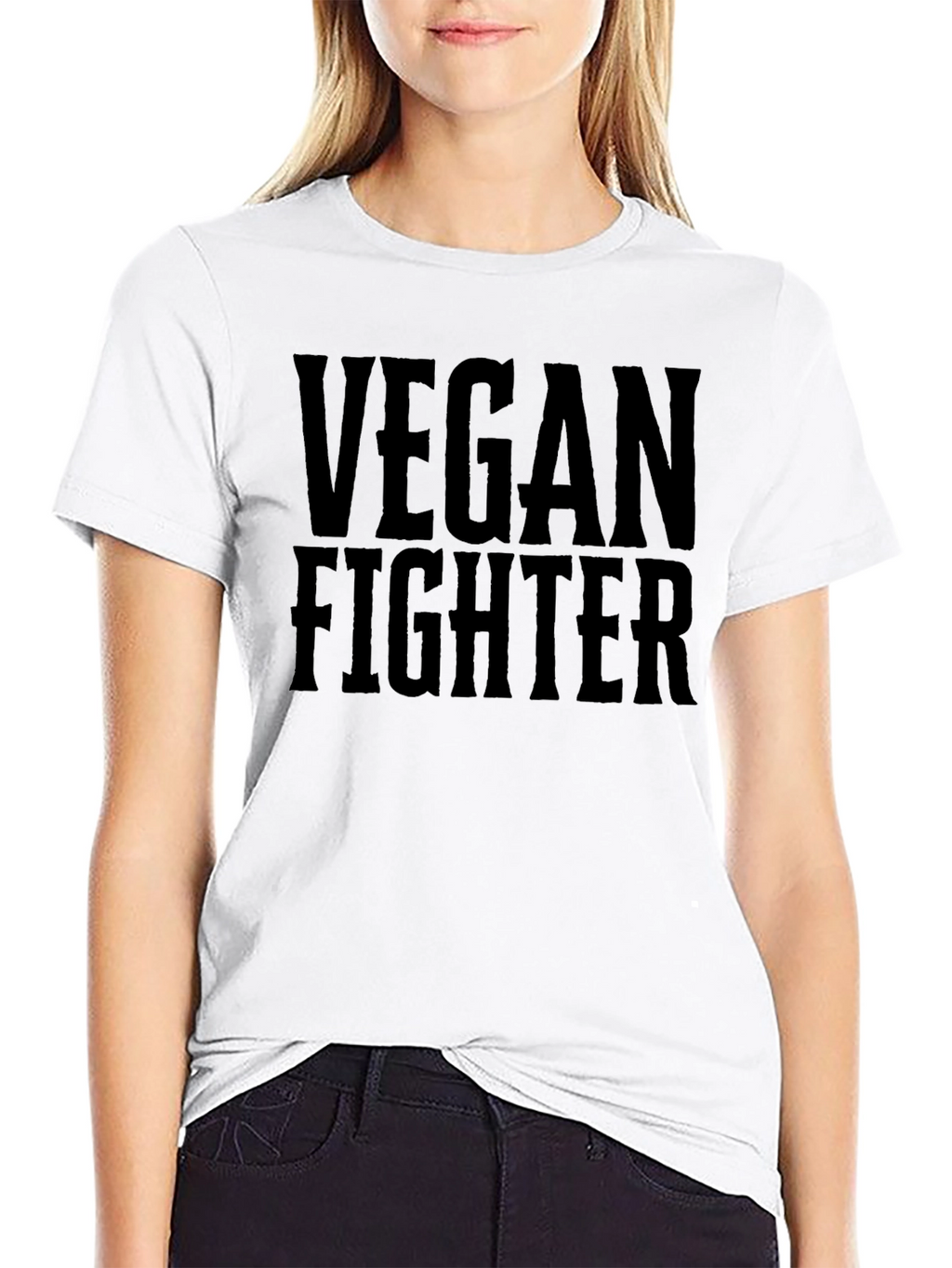 Vegan Fighter T-Shirt - Bold Graphic Tee