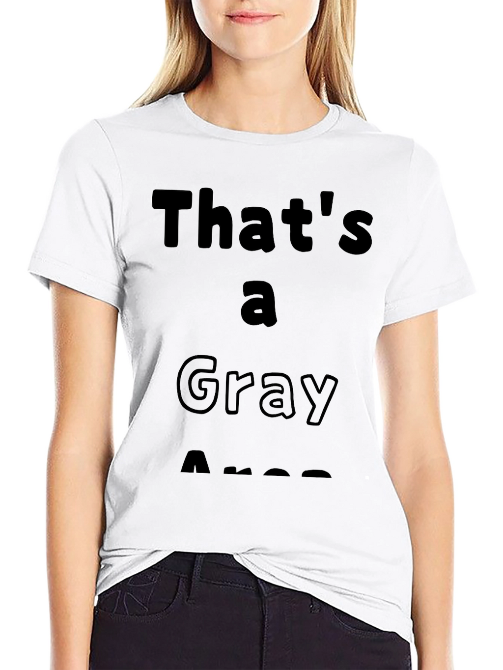Gray Area Graphic Tee - Soft Cotton Comfort