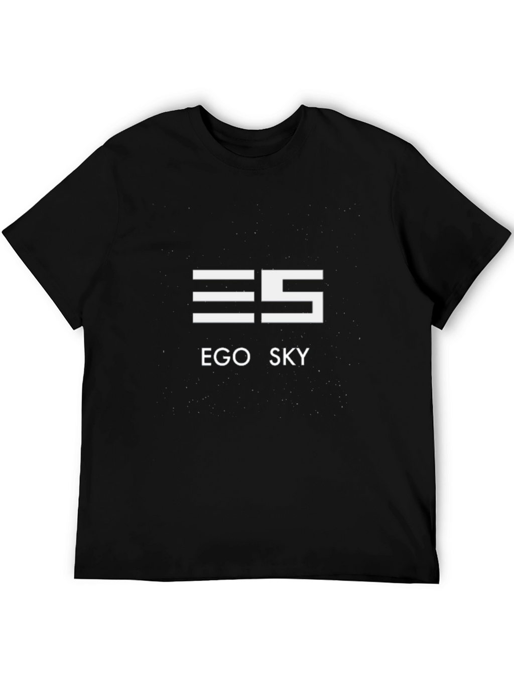 Ego Sky Graphic Tee - Stylish Black Cotton T-Shirt