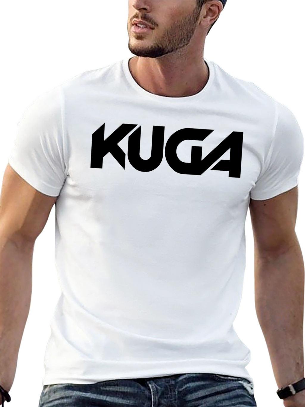 KUGA Graphic Tee - Modern Black T-Shirt