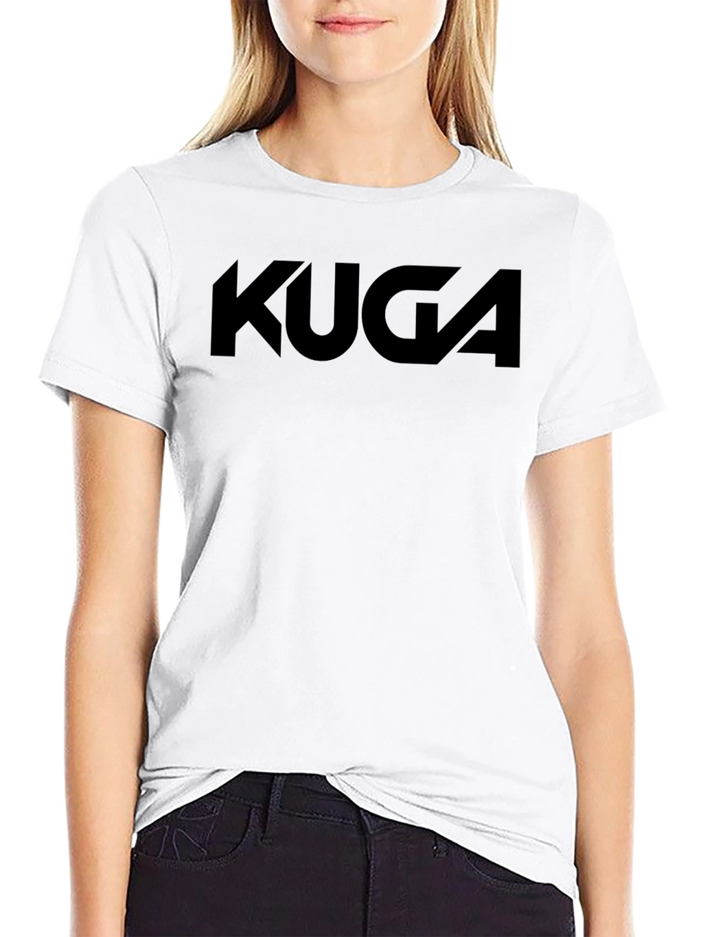 KUGA Graphic Tee - Modern Black T-Shirt