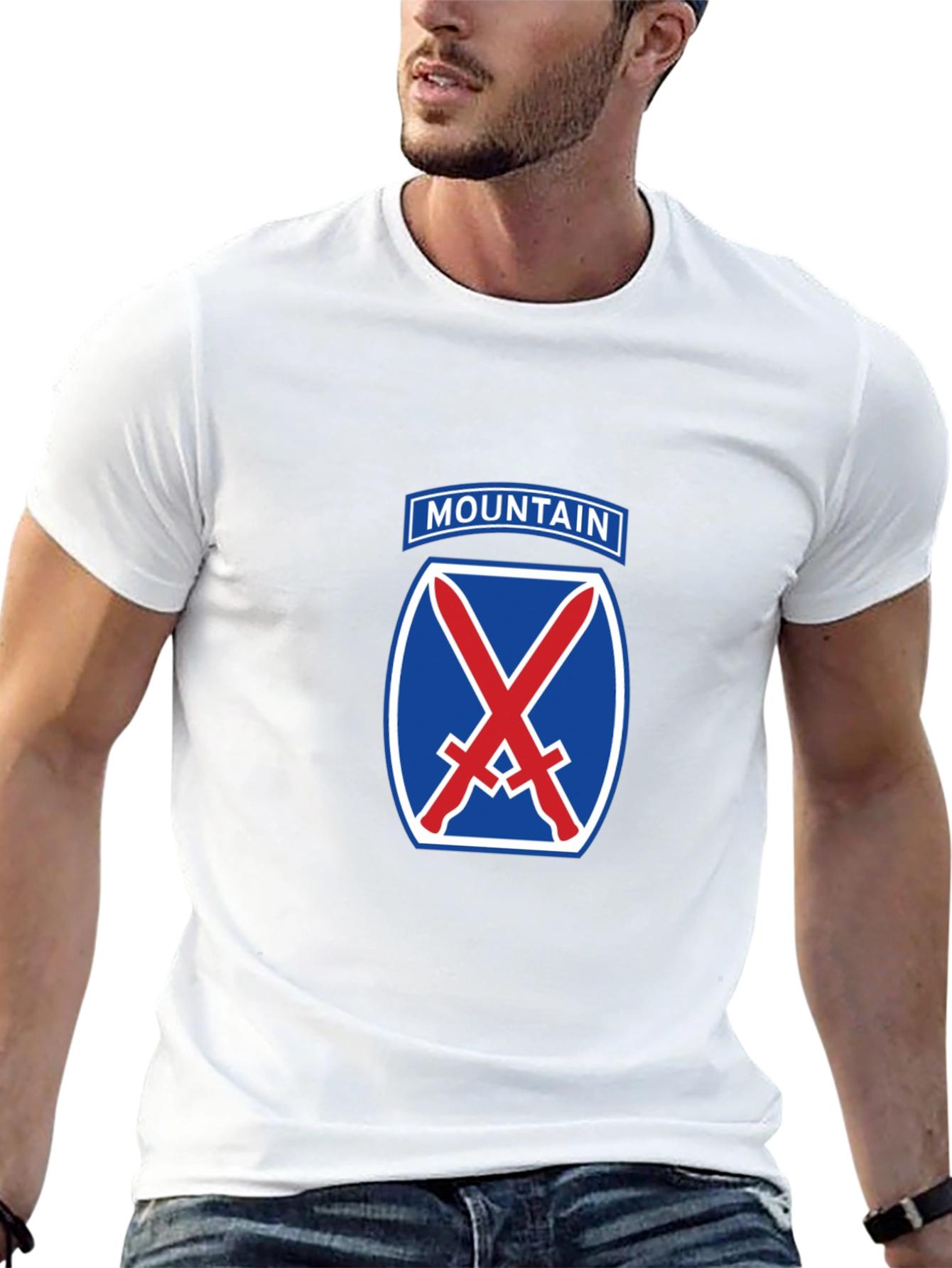 10th Mountain Division Black T-Shirt