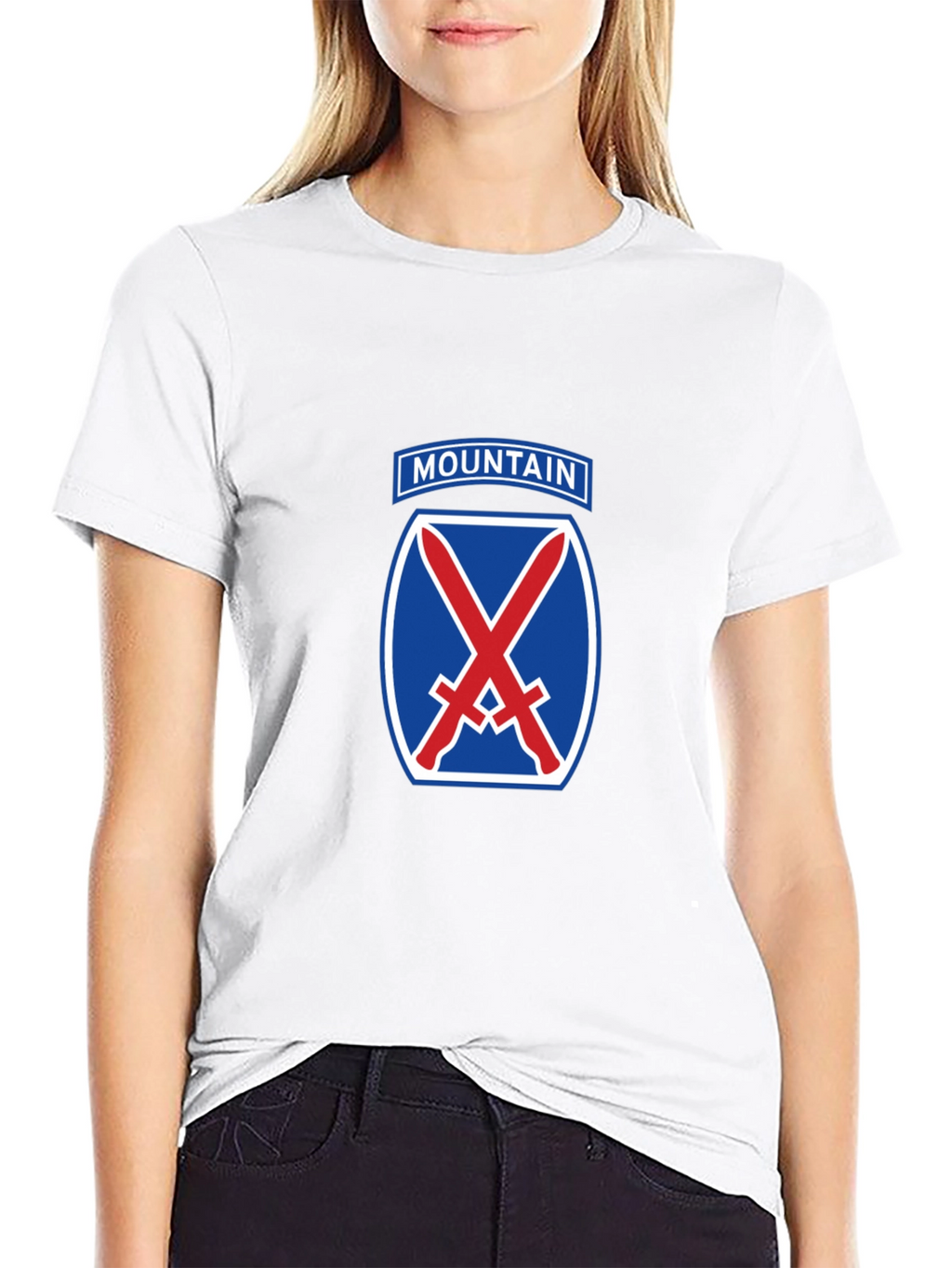 10th Mountain Division Black T-Shirt