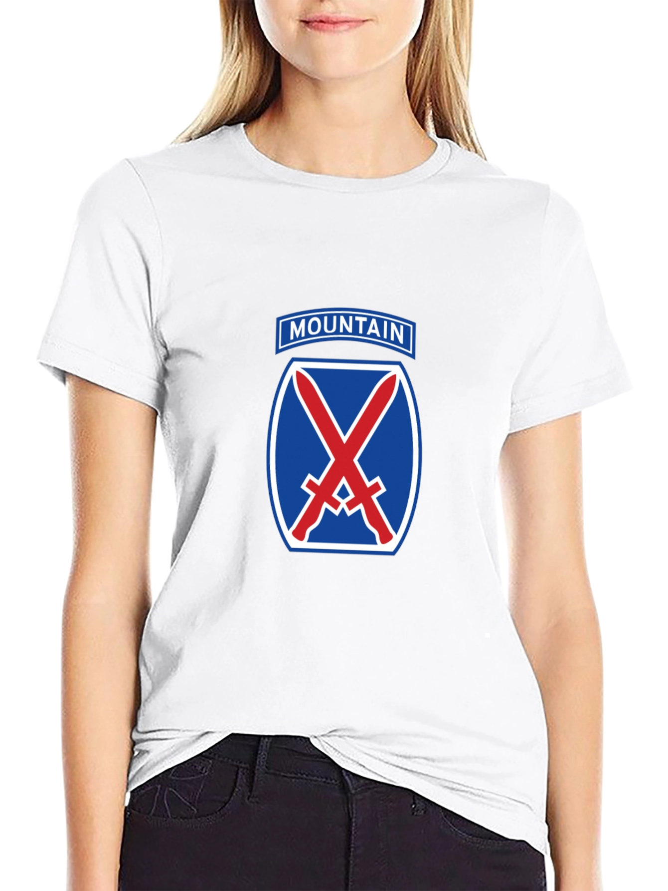 10th Mountain Division Black T-Shirt