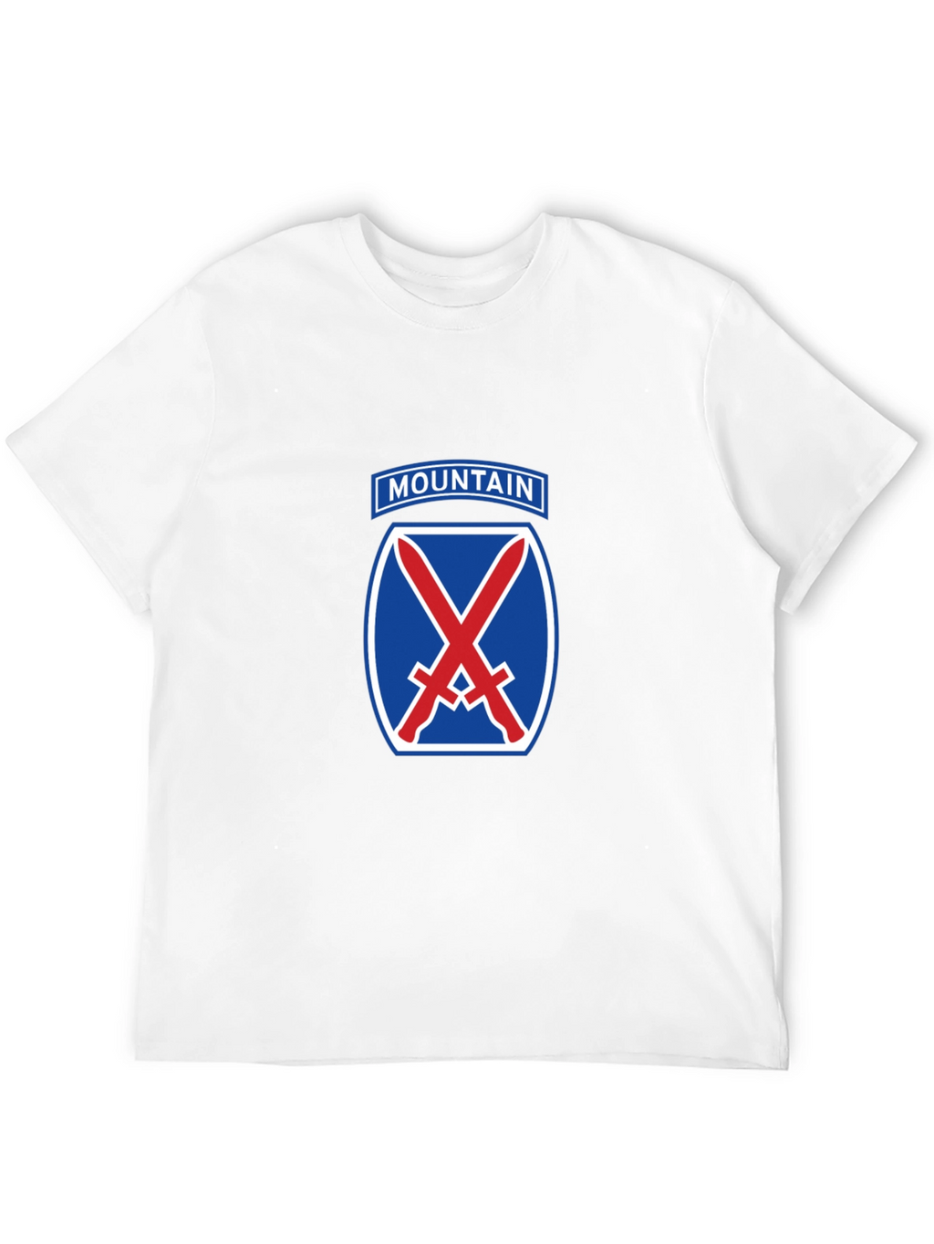 10th Mountain Division Black T-Shirt