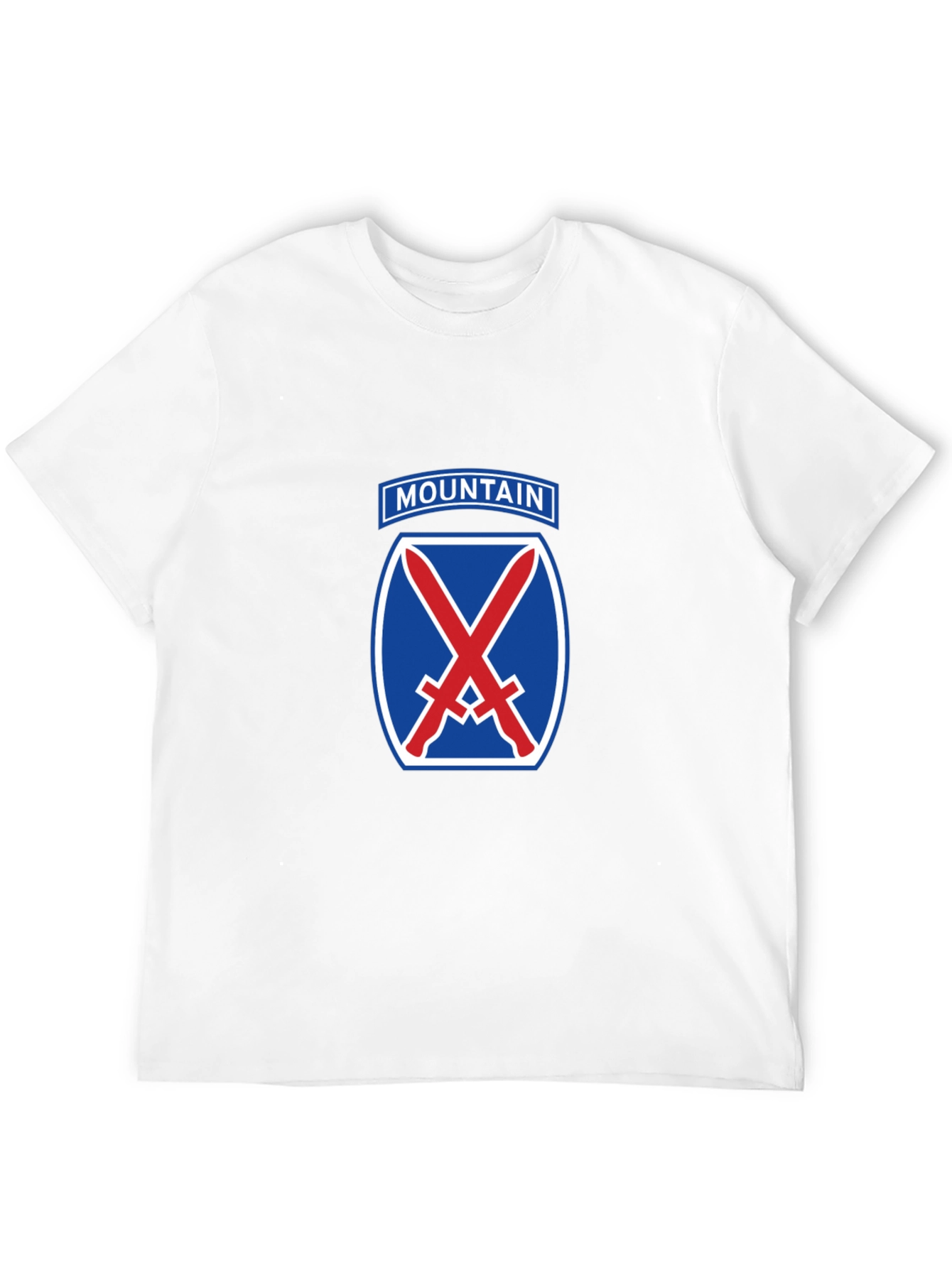 10th Mountain Division Black T-Shirt