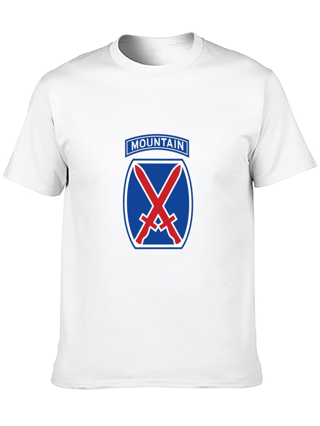 10th Mountain Division Black T-Shirt