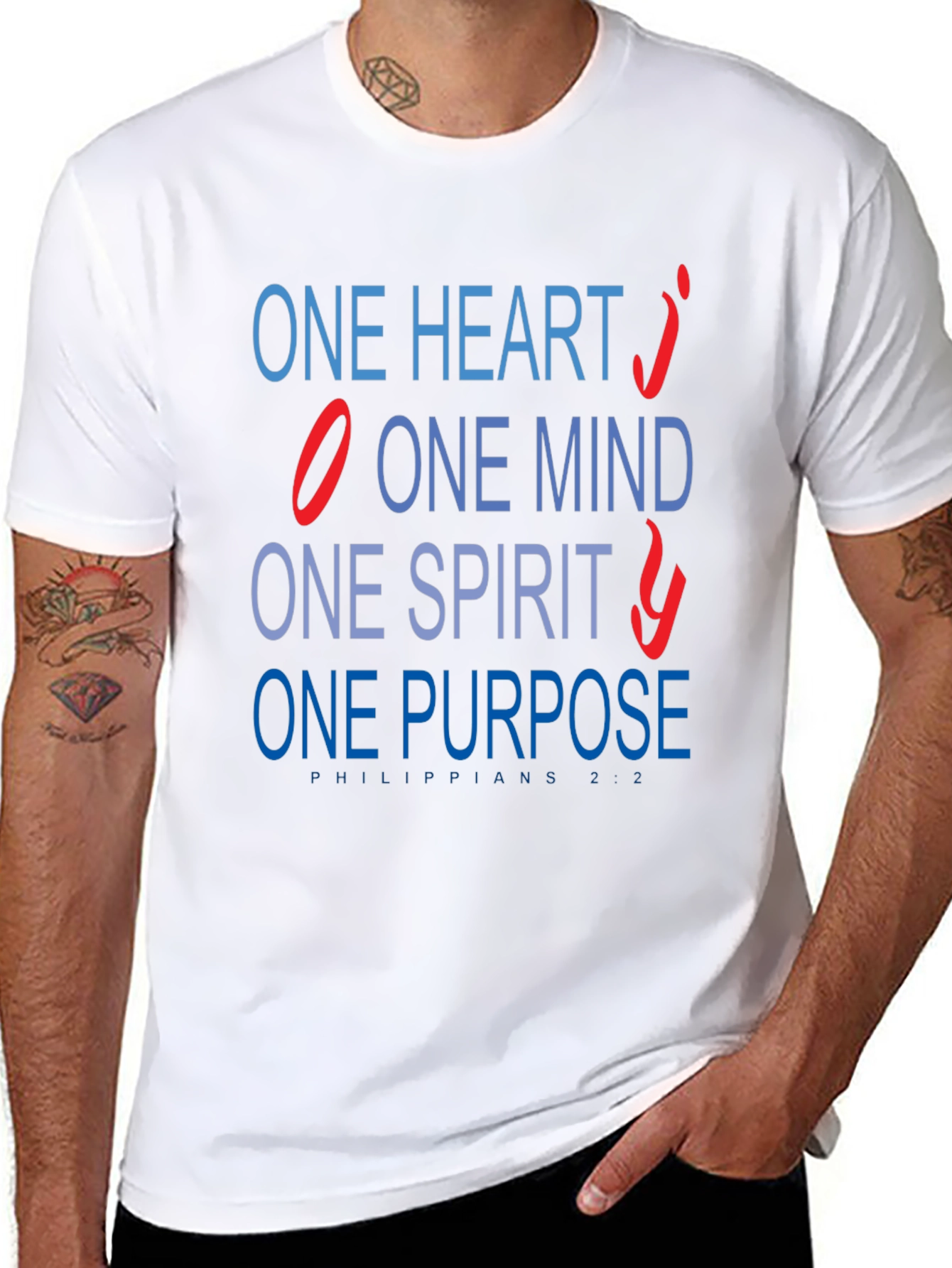One Heart Christian T-Shirt