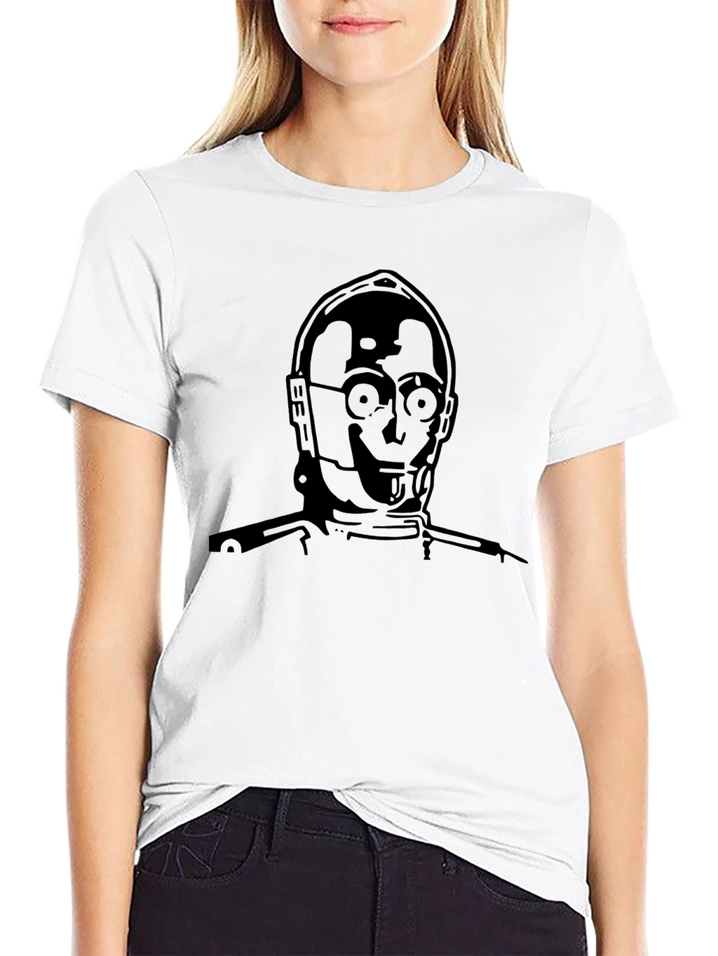 C-3PO Star Wars T-Shirt - Black Graphic Tee