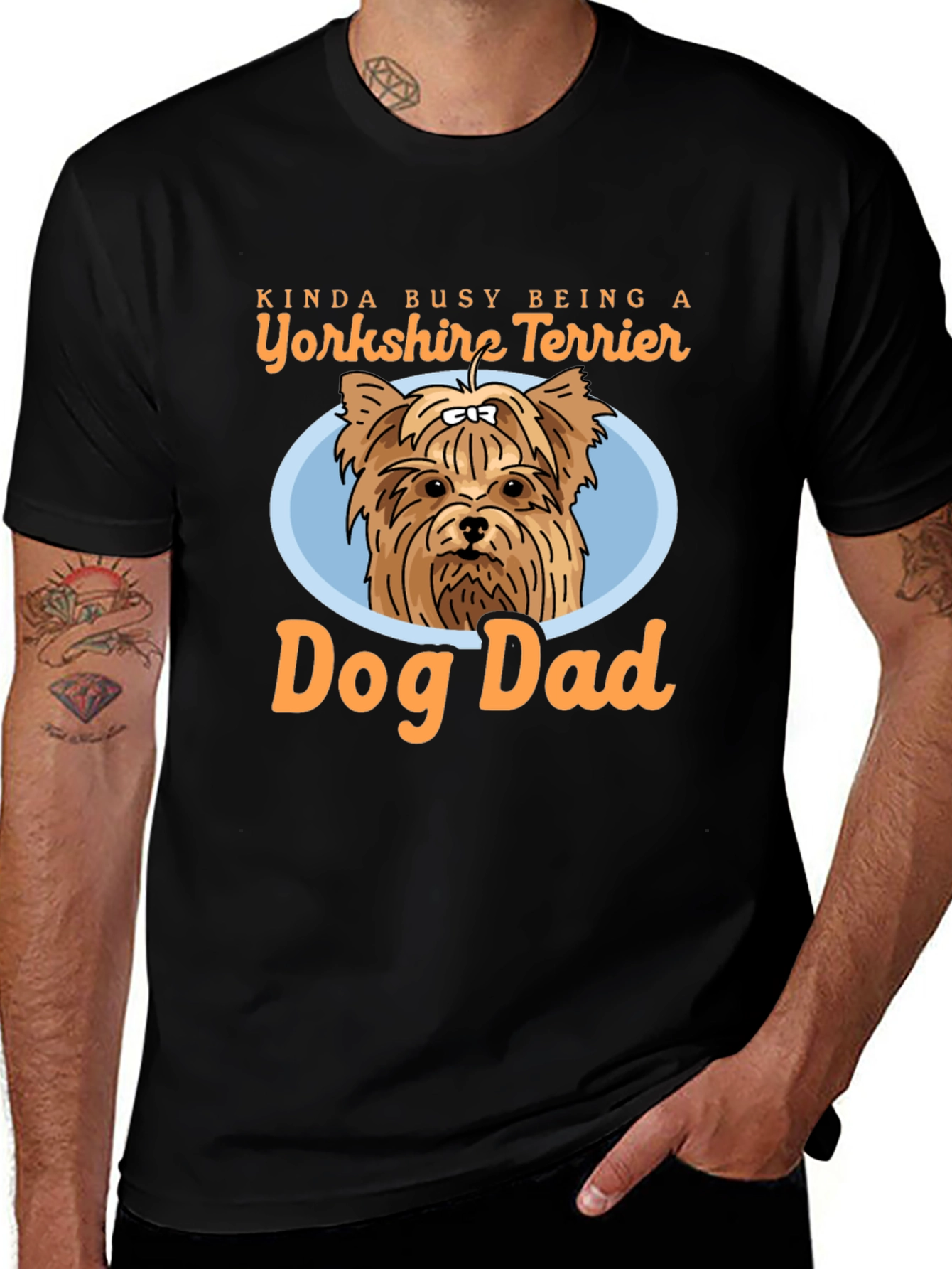Yorkshire Terrier Dog Dad T-Shirt