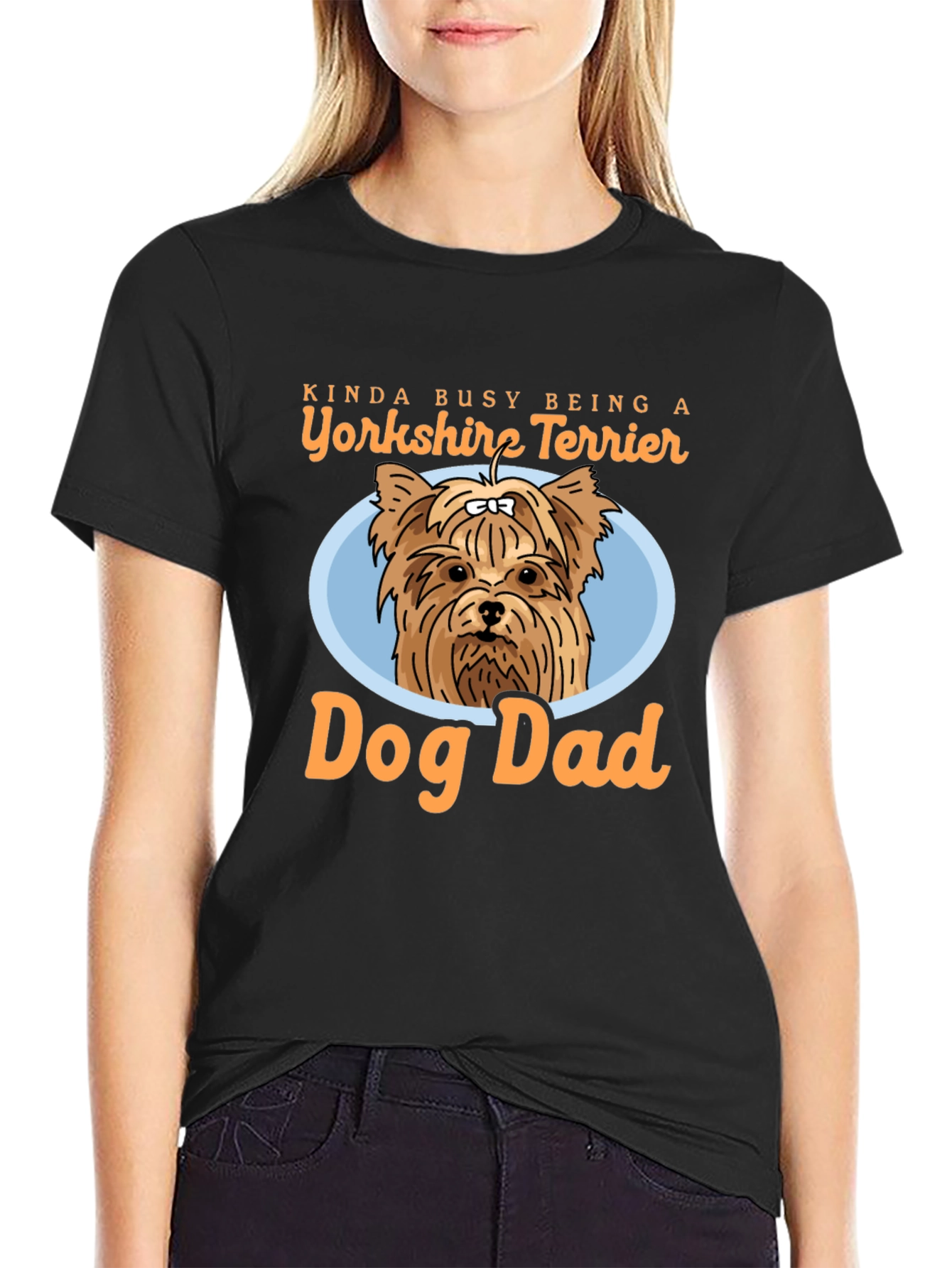 Yorkshire Terrier Dog Dad T-Shirt
