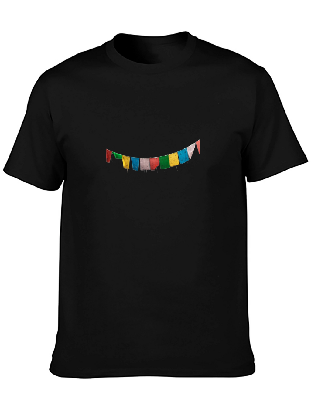 Prayer Flag Graphic Tee - Relaxed Fit
