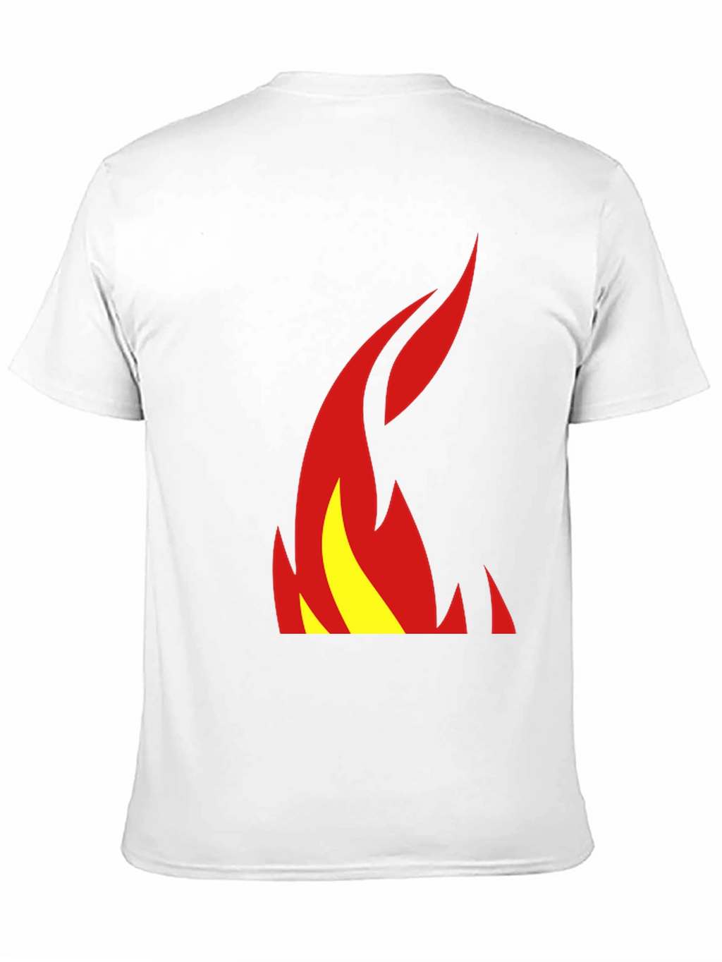 Flame Graphic Tee - Stylish Black T-Shirt