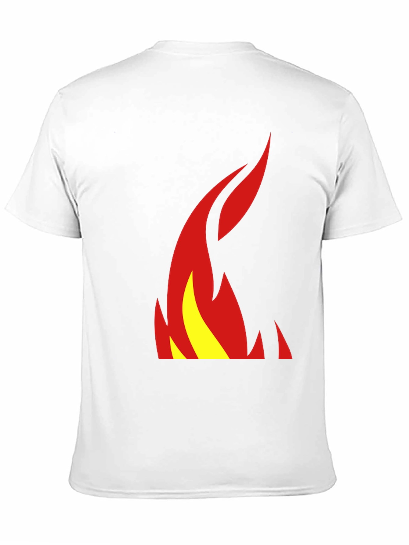Flame Graphic Tee - Stylish Black T-Shirt
