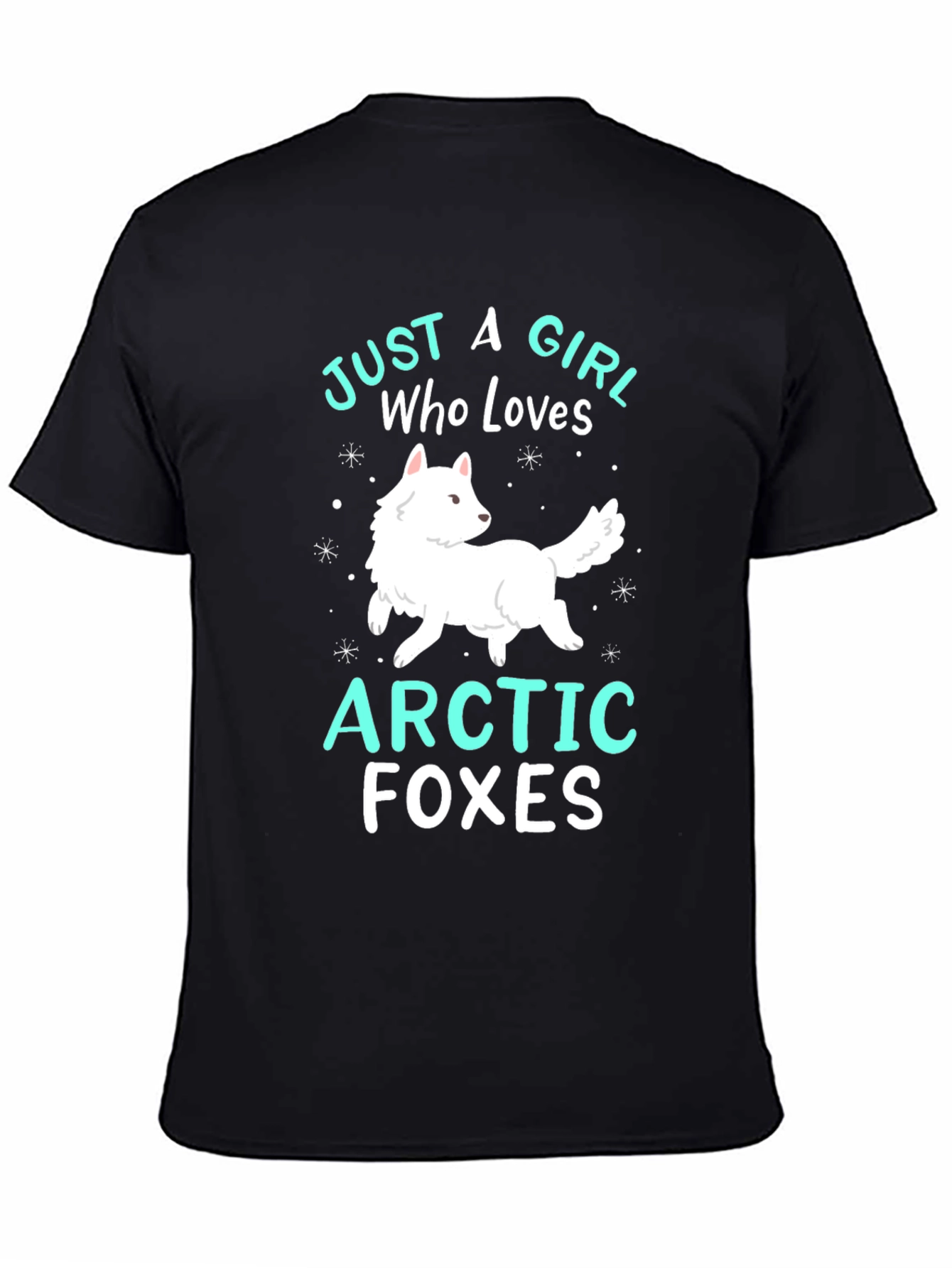 Arctic Foxes Graphic Tee: Just a Girl Who Loves Foxes