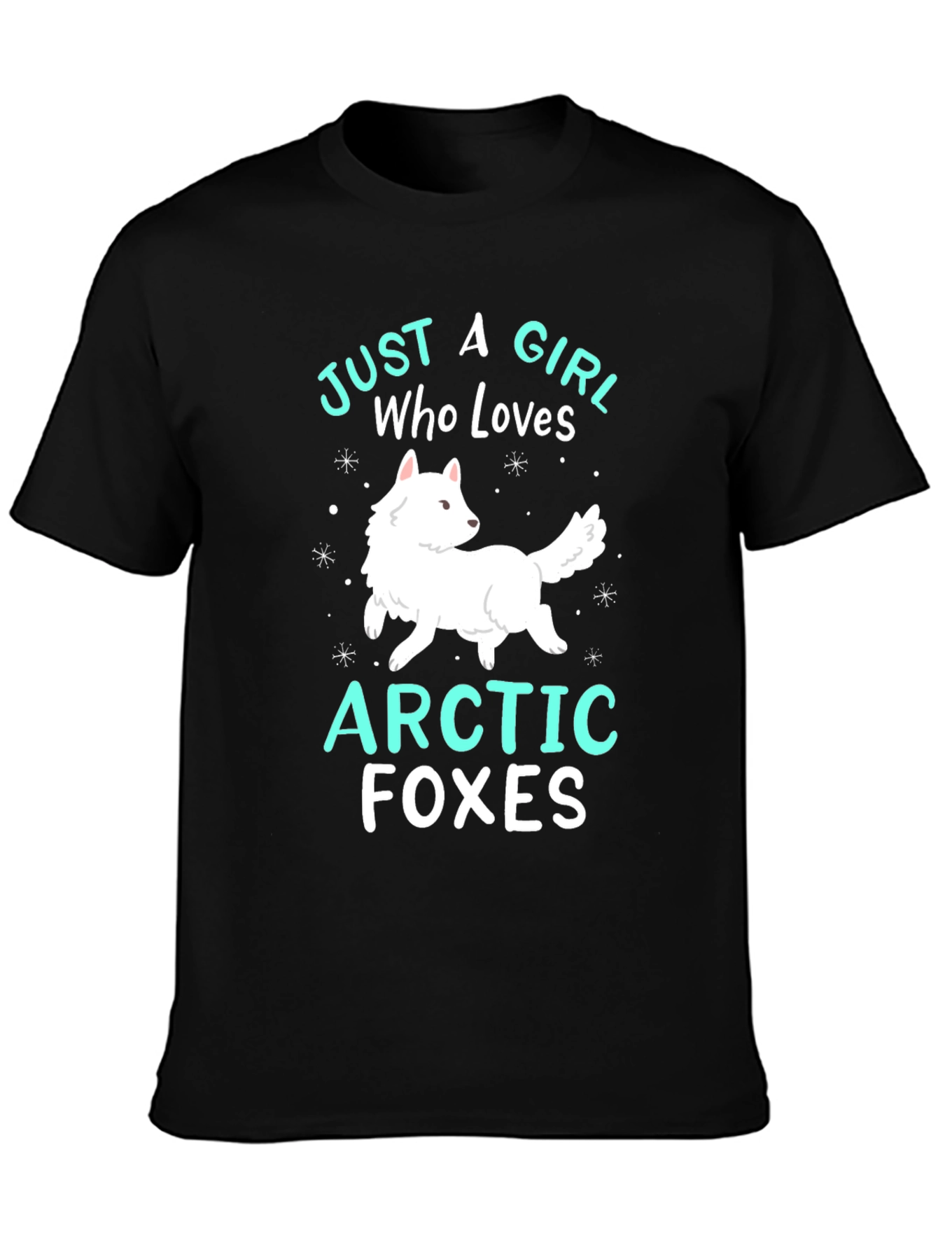 Arctic Foxes Graphic Tee: Just a Girl Who Loves Foxes