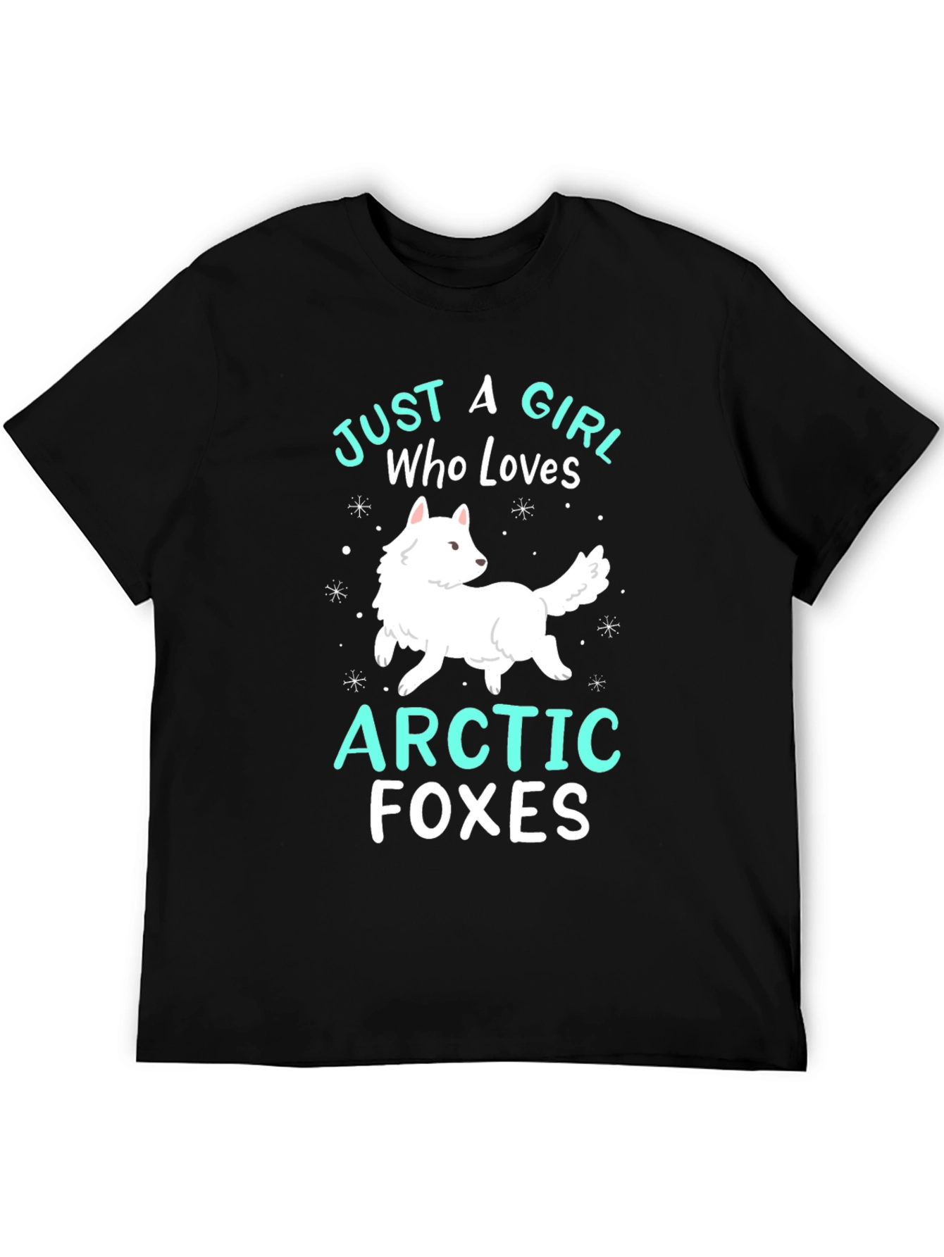 Arctic Foxes Graphic Tee: Just a Girl Who Loves Foxes
