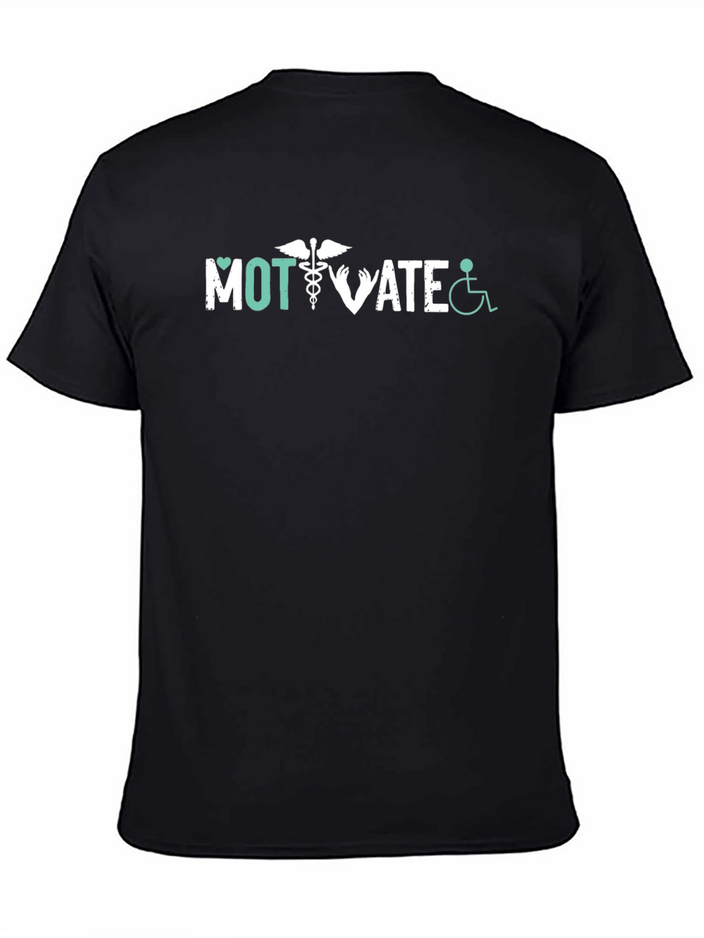 Motivate Graphic Tee - Black