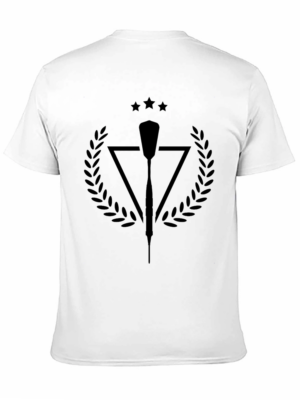 Mens Black Graphic Tee - Oar & Laurel Design