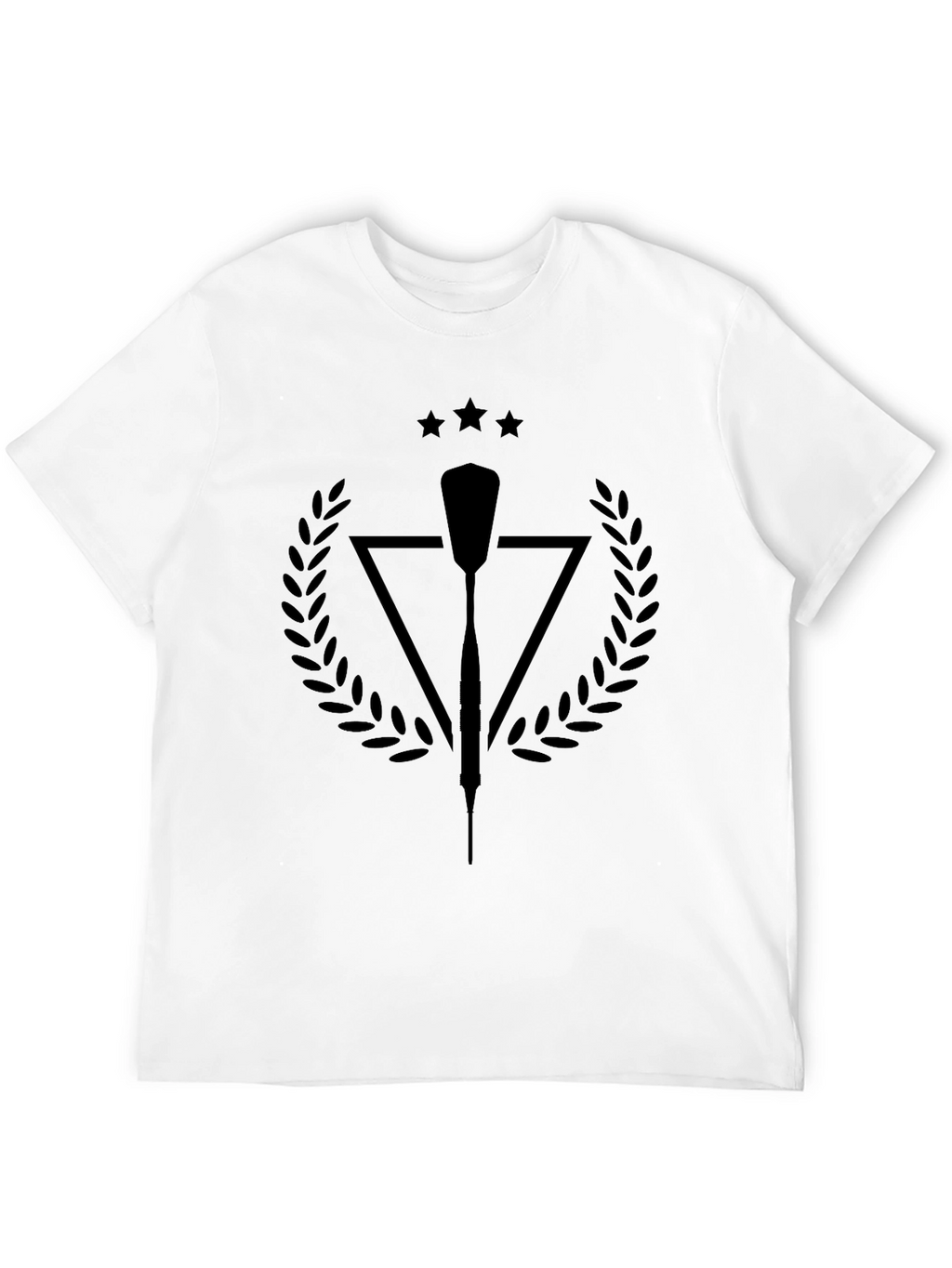 Mens Black Graphic Tee - Oar & Laurel Design