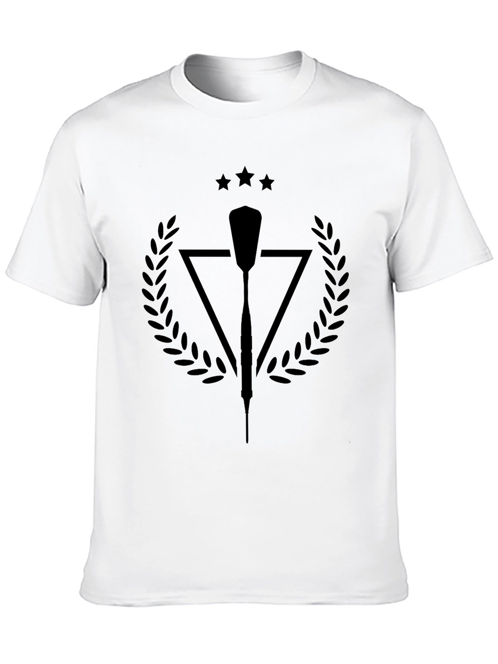 Mens Black Graphic Tee - Oar & Laurel Design