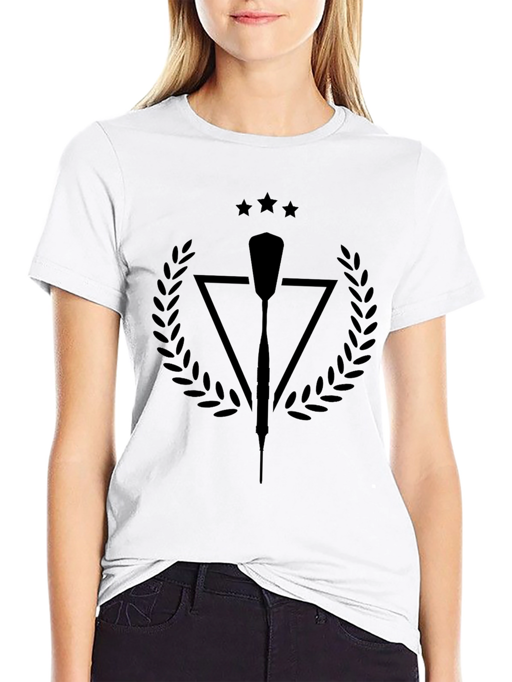 Mens Black Graphic Tee - Oar & Laurel Design