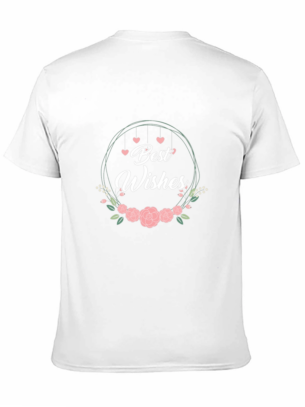 Best Wishes Floral Graphic T-Shirt