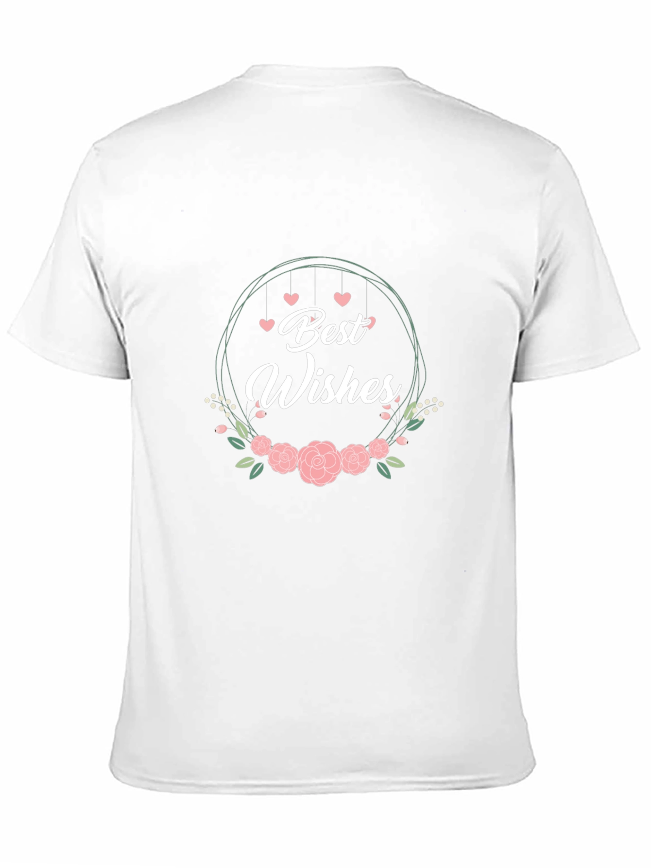 Best Wishes Floral Graphic T-Shirt