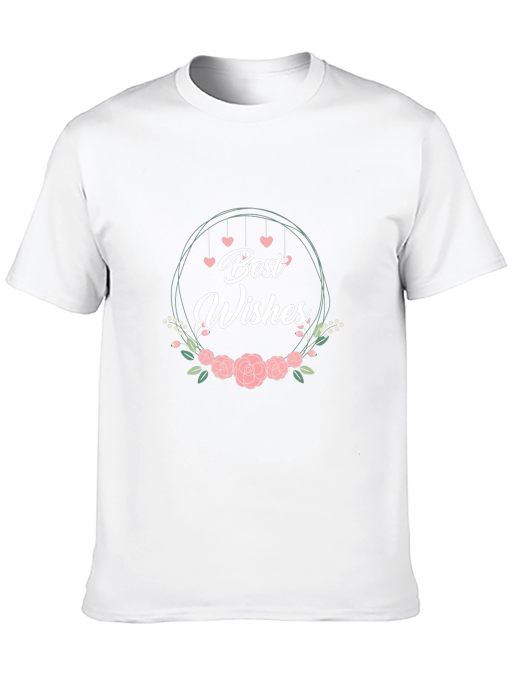 Best Wishes Floral Graphic T-Shirt