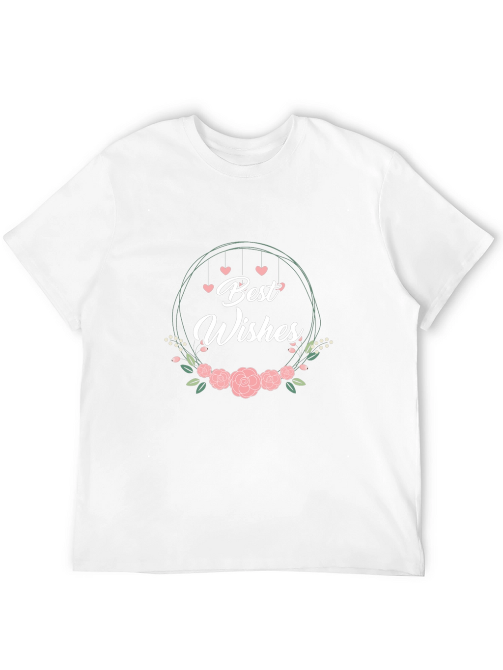 Best Wishes Floral Graphic T-Shirt