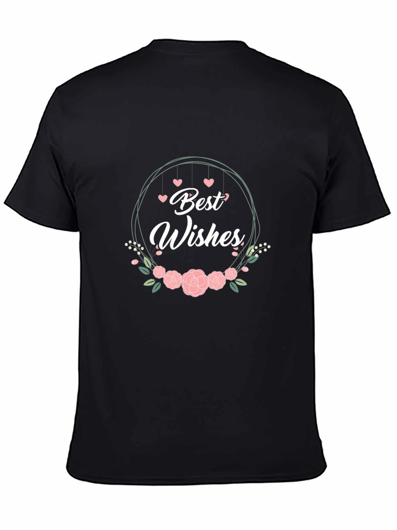Best Wishes Floral Graphic T-Shirt