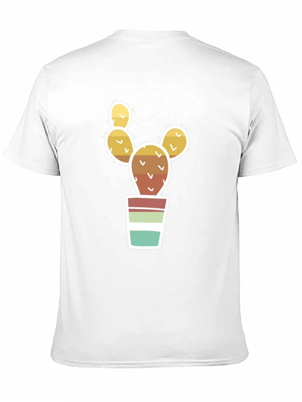Cactus in Pot Graphic Tee - Black