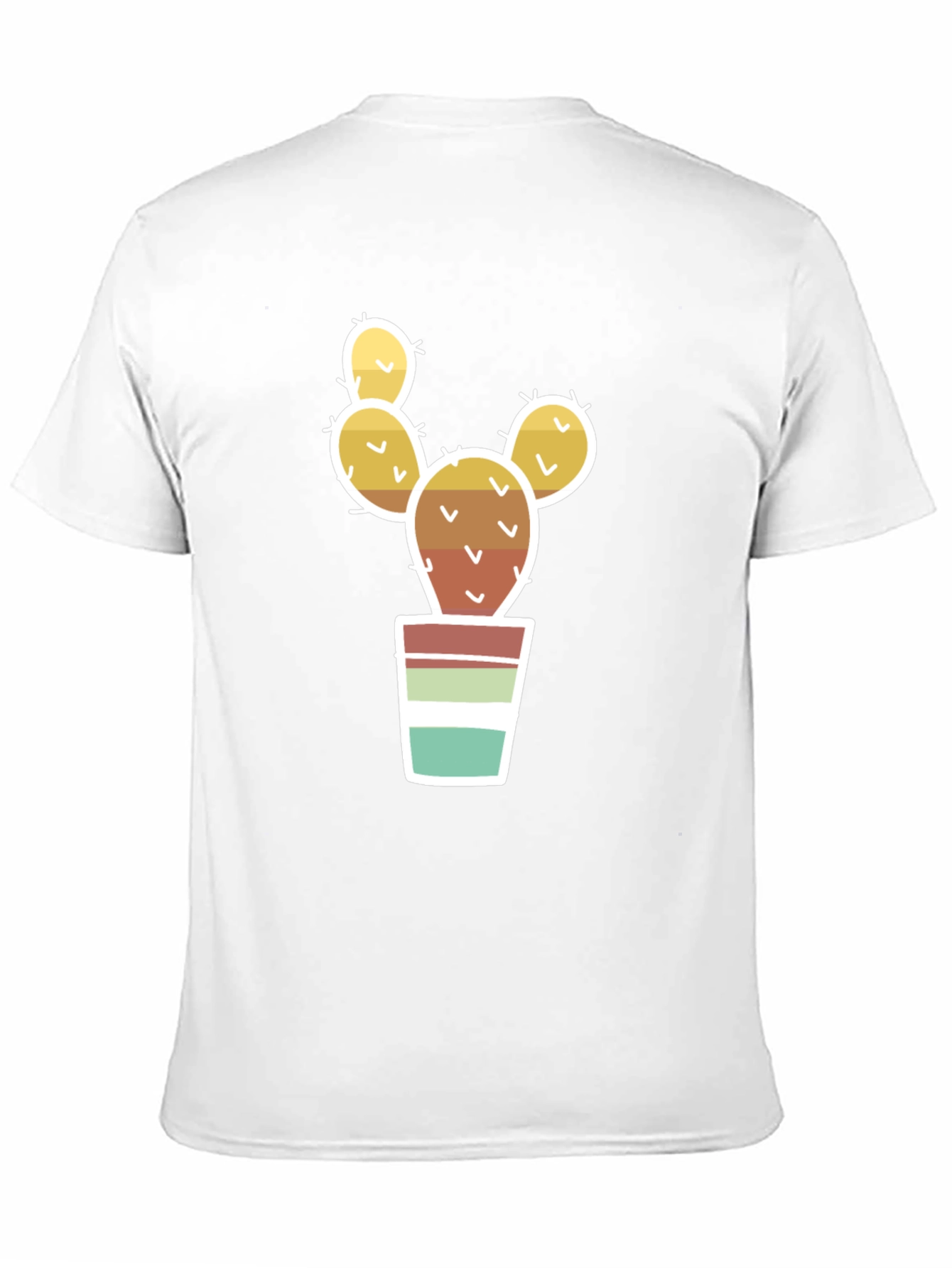 Cactus in Pot Graphic Tee - Black