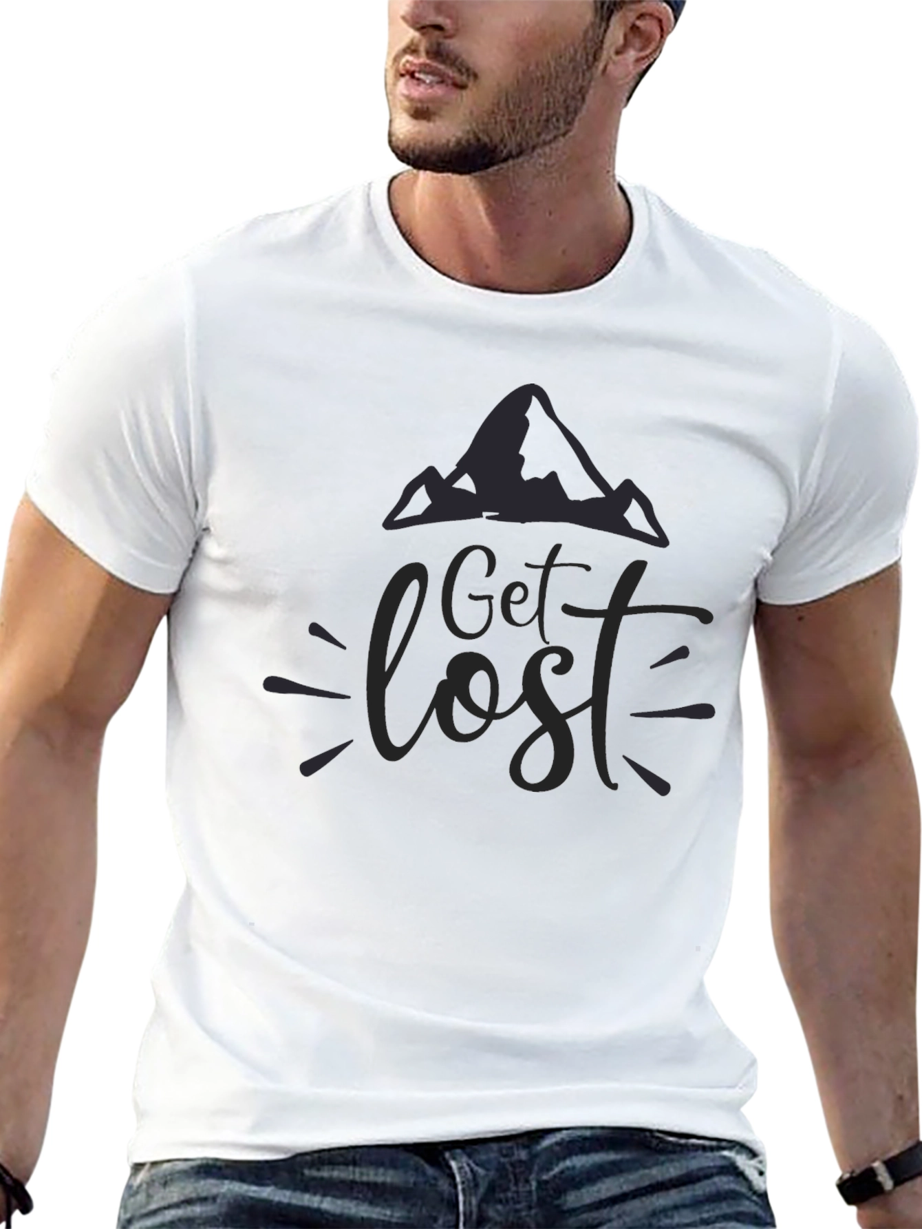 Get Lost Mountain Graphic T-Shirt