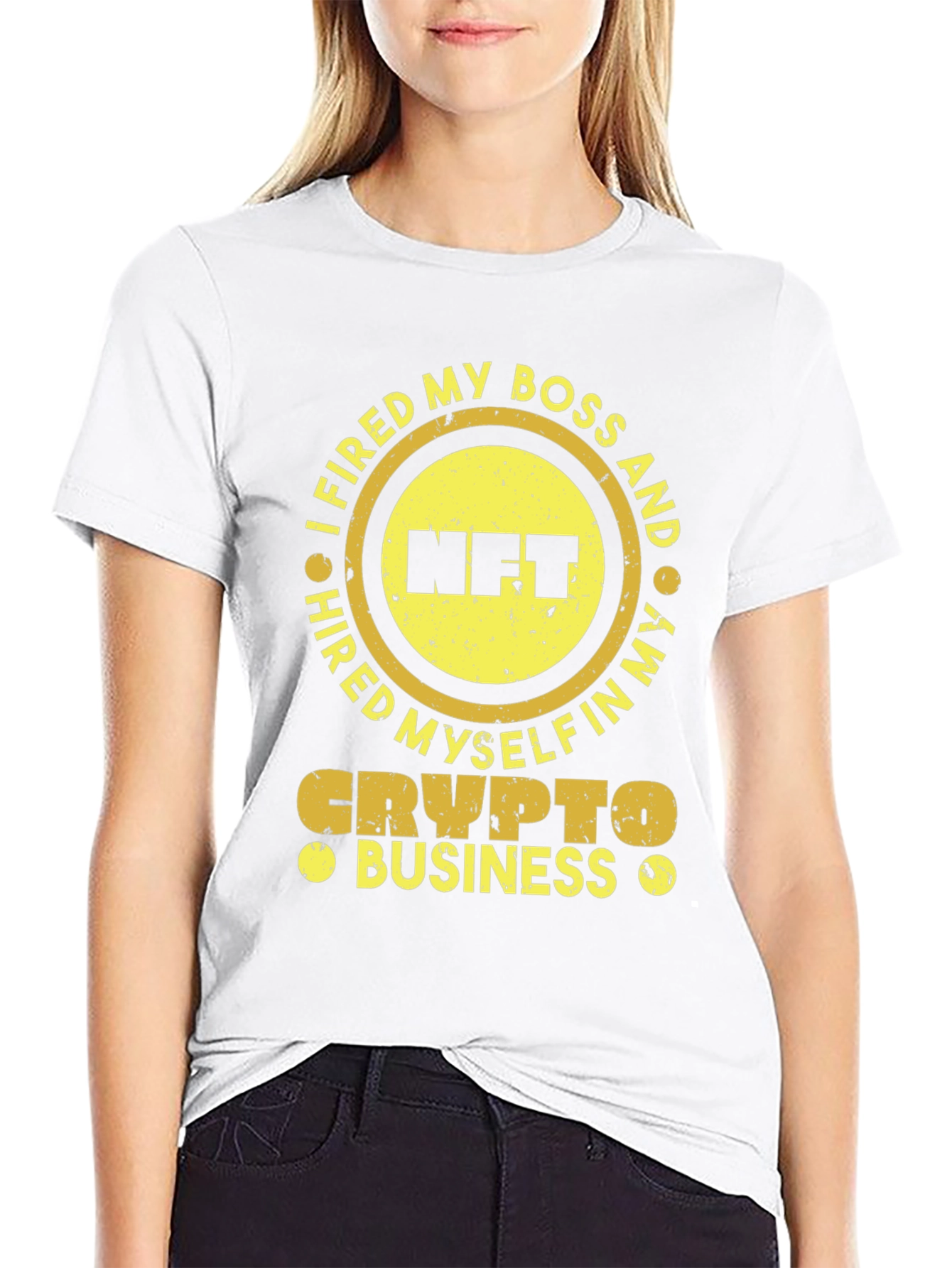 I Fired My Boss NFT Crypto Business T-Shirt