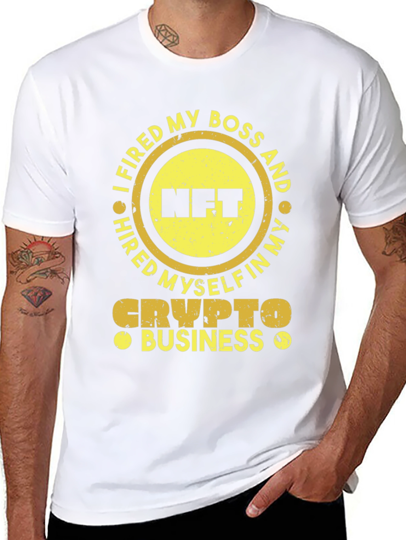 I Fired My Boss NFT Crypto Business T-Shirt