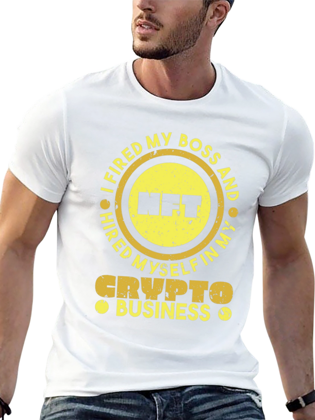 I Fired My Boss NFT Crypto Business T-Shirt