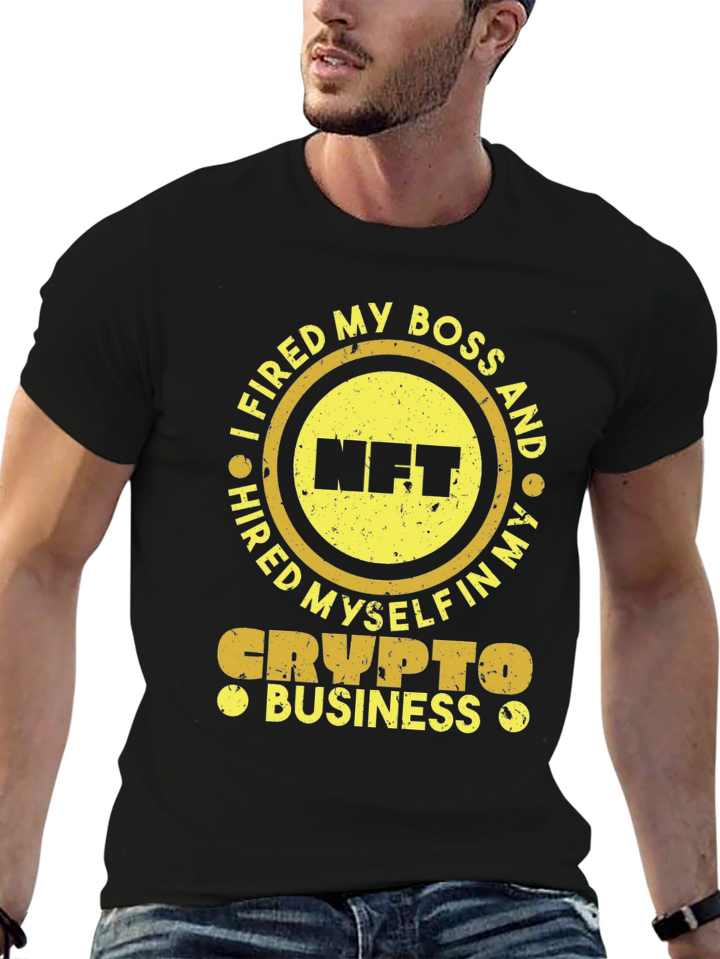 I Fired My Boss NFT Crypto Business T-Shirt