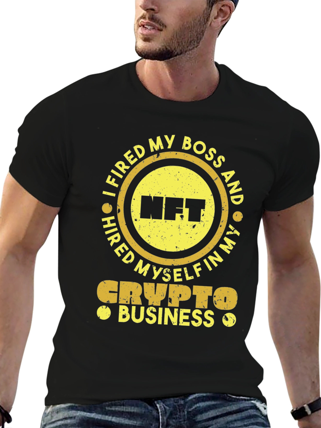 I Fired My Boss NFT Crypto Business T-Shirt