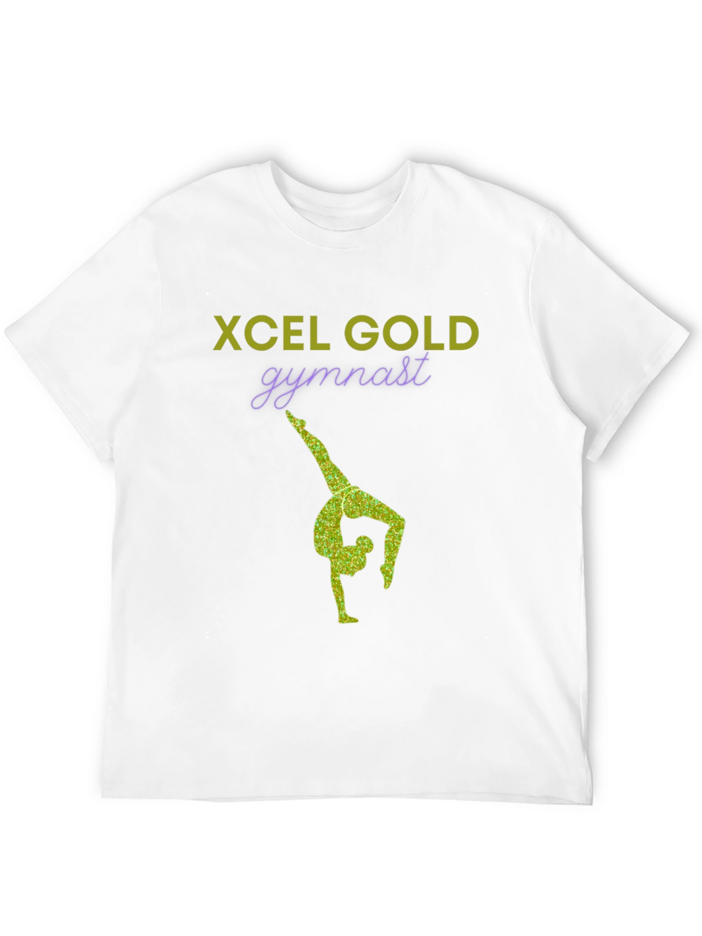 Xcel Gold Gymnast T-Shirt - Stylish Gymnastics Apparel