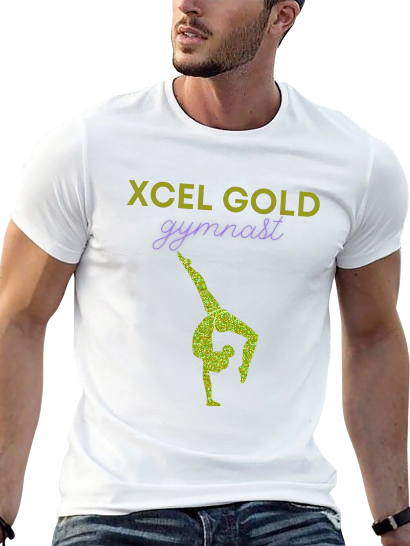 Xcel Gold Gymnast T-Shirt - Stylish Gymnastics Apparel