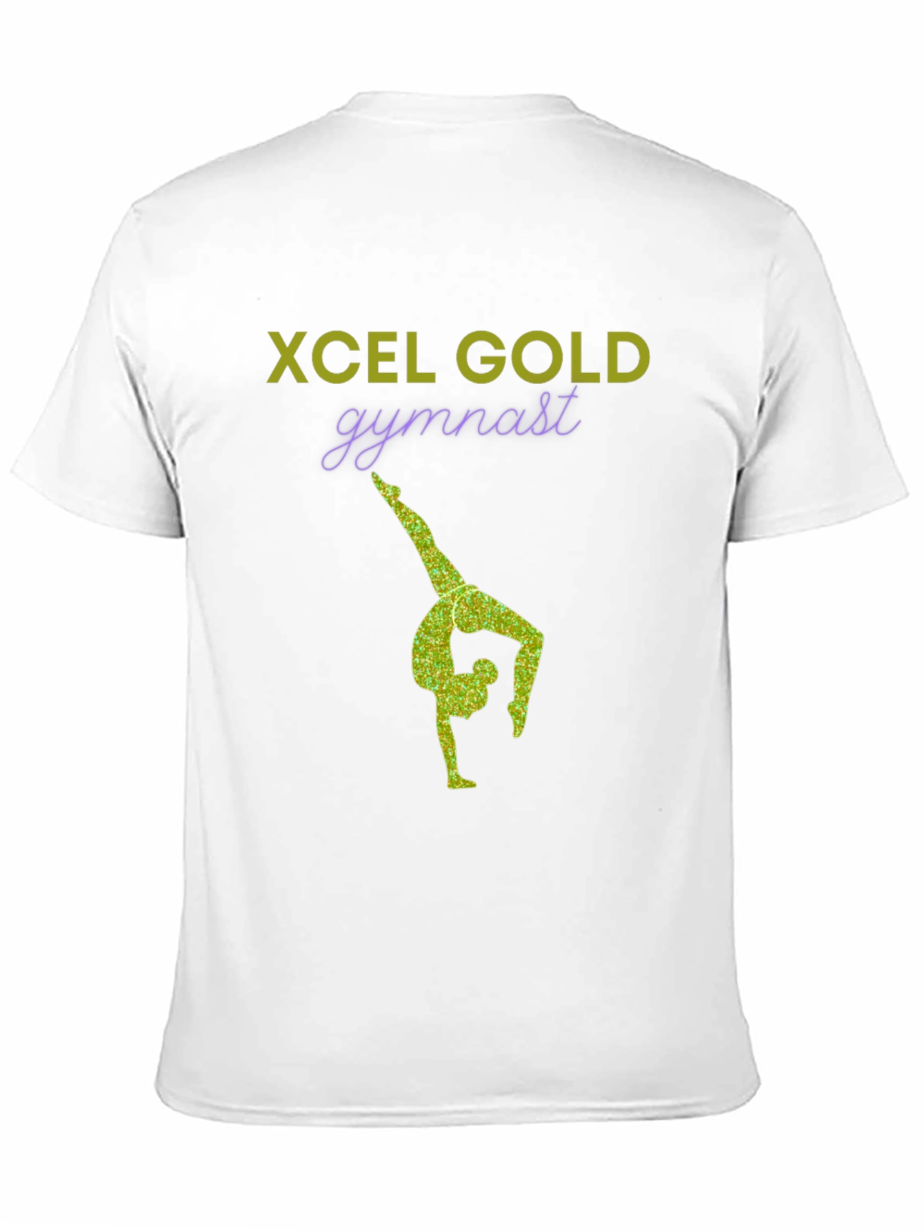 Xcel Gold Gymnast T-Shirt - Stylish Gymnastics Apparel