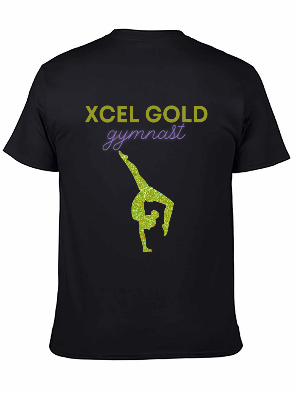 Xcel Gold Gymnast T-Shirt - Stylish Gymnastics Apparel